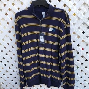 Men’s Medium Chaps Reversible 3/4 zipper pullover sweater/shirt.